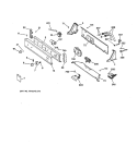 CONTROLS & BACKSPLASH Diagram and Parts List for VVSR1040V4WW  Hotpoint Washer