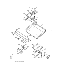 GAS & BURNER PARTS Diagram and Parts List for RGB530BEA3AD  Hotpoint Range