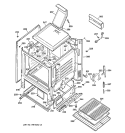 BODY PARTS Diagram and Parts List for RGB530BEA3AD  Hotpoint Range