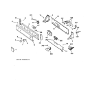 CONTROLS & BACKSPLASH Diagram and Parts List for VLXR1020A2WO  Hotpoint Washer