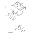 GAS & BURNER PARTS Diagram and Parts List for JGBS15PEA3AD  General Electric Range