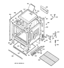 BODY PARTS Diagram and Parts List for JGBS15PEA3AD  General Electric Range
