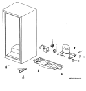 Part Location Diagram of WR13X10064 GE HINGE-LOW