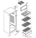 Part Location Diagram of WR30X5122 GE TRAY ICE