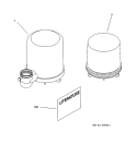 FAUCET MOUNT FILTRATION SYSTEM Diagram and Parts List for GXFM03C  General Electric Water Filter System