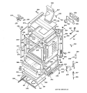 BODY PARTS Diagram and Parts List for JGBP86BEB2BB  General Electric Range