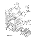 BODY PARTS Diagram and Parts List for JGBC17PEA2WH  General Electric Range