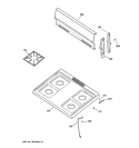 COOKTOP Diagram and Parts List for RGB524PEA2AD  Hotpoint Range