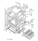 BODY PARTS Diagram and Parts List for RGB524PEA2AD  Hotpoint Range