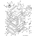 BODY PARTS Diagram and Parts List for JGBP26AEA3AA  General Electric Range