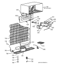 UNIT PARTS Diagram and Parts List for TDX9SNXBRWH  General Electric Refrigerator
