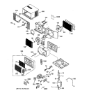 ROOM AIR CONDITIONER Diagram and Parts List for AGH10AAG1  General Electric Air Conditioner