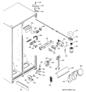 FRESH FOOD SECTION Diagram and Parts List for GSS25SGMABS  General Electric Refrigerator