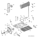 UNIT PARTS Diagram and Parts List for TBG21DADARWW  General Electric Refrigerator