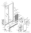 FREEZER SECTION Diagram and Parts List for HSS22DDMAWH  Hotpoint Refrigerator
