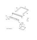 ESCUTCHEON & TRIM Diagram and Parts List for ZGU36N4RD1SS  General Electric Cooktop