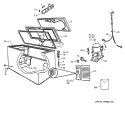 Part Location Diagram of WR02X10775 GE DIVIDER