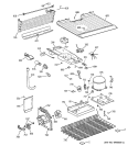 UNIT PARTS Diagram and Parts List for GTG16BBMCRWW  General Electric Refrigerator