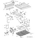 UNIT PARTS Diagram and Parts List for GTG15FBMCRWW  General Electric Refrigerator