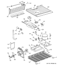 UNIT PARTS Diagram and Parts List for GTS18FBMBRWW  General Electric Refrigerator