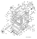 BODY PARTS Diagram and Parts List for JGB910BEC1BB  General Electric Range