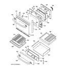 Part Location Diagram of WB55K10006 GE PANEL DRAWER (BLACK)