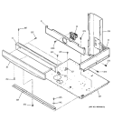 CENTER SPACER Diagram and Parts List for JTP47SC2SS  General Electric Wall Oven