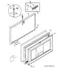 FREEZER DOOR Diagram and Parts List for FCM7SMAWH  General Electric Freezer