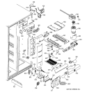 FRESH FOOD SECTION Diagram and Parts List for PSC23SGMABS  General Electric Refrigerator