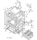 BODY PARTS Diagram and Parts List for RGB532BEA4AD  Hotpoint Range