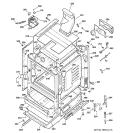 BODY PARTS Diagram and Parts List for RGB745WEA5WW  Hotpoint Range