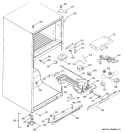 Part Location Diagram of WR17X11303 GE HOUSING CONTROL REAR