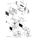 ROOM AIR CONDITIONER Diagram and Parts List for ASM08FBS1  General Electric Air Conditioner