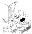 UNIT PARTS Diagram and Parts List for PSC23NGMABB  General Electric Refrigerator