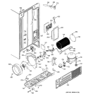 UNIT PARTS Diagram and Parts List for GSS22JEMBWW  General Electric Refrigerator