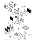 Part Location Diagram of WJ90X10035 GE CABINET Assembly SINGLE