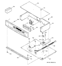 Part Location Diagram of WB27T10295 GE OVEN CONTROL ERC3DD