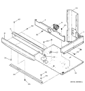 CENTER SPACER Diagram and Parts List for JTP45BA4BB  General Electric Wall Oven