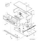 Part Location Diagram of WB36T10208 GE Control Panel Assembly