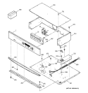 CONTROL PANEL Diagram and Parts List for JTP17SC2SS  General Electric Wall Oven