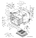 BODY PARTS Diagram and Parts List for JTP17SC2SS  General Electric Wall Oven