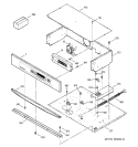 CONTROL PANEL Diagram and Parts List for JT910SA4SS  General Electric Wall Oven