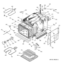 BODY PARTS Diagram and Parts List for JKS05BA3BB  General Electric Wall Oven