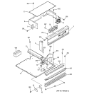 CONTROL PANEL Diagram and Parts List for JGRP17WEW4WW  General Electric Range