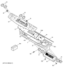 CONTROL PANEL Diagram and Parts List for JD966SD1SS  General Electric Range