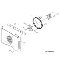 CONVECTION FAN Diagram and Parts List for JD966SD1SS  General Electric Range