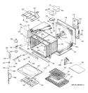 BODY PARTS Diagram and Parts List for ZET737WA4WW  General Electric Wall Oven