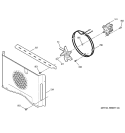 CONVECTION FAN Diagram and Parts List for ZET737WA4WW  General Electric Wall Oven
