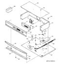 CONTROL PANEL Diagram and Parts List for ZET757BA5BB  General Electric Wall Oven