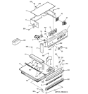 CONTROL PANEL Diagram and Parts List for JRP24BW5BB  General Electric Wall Oven